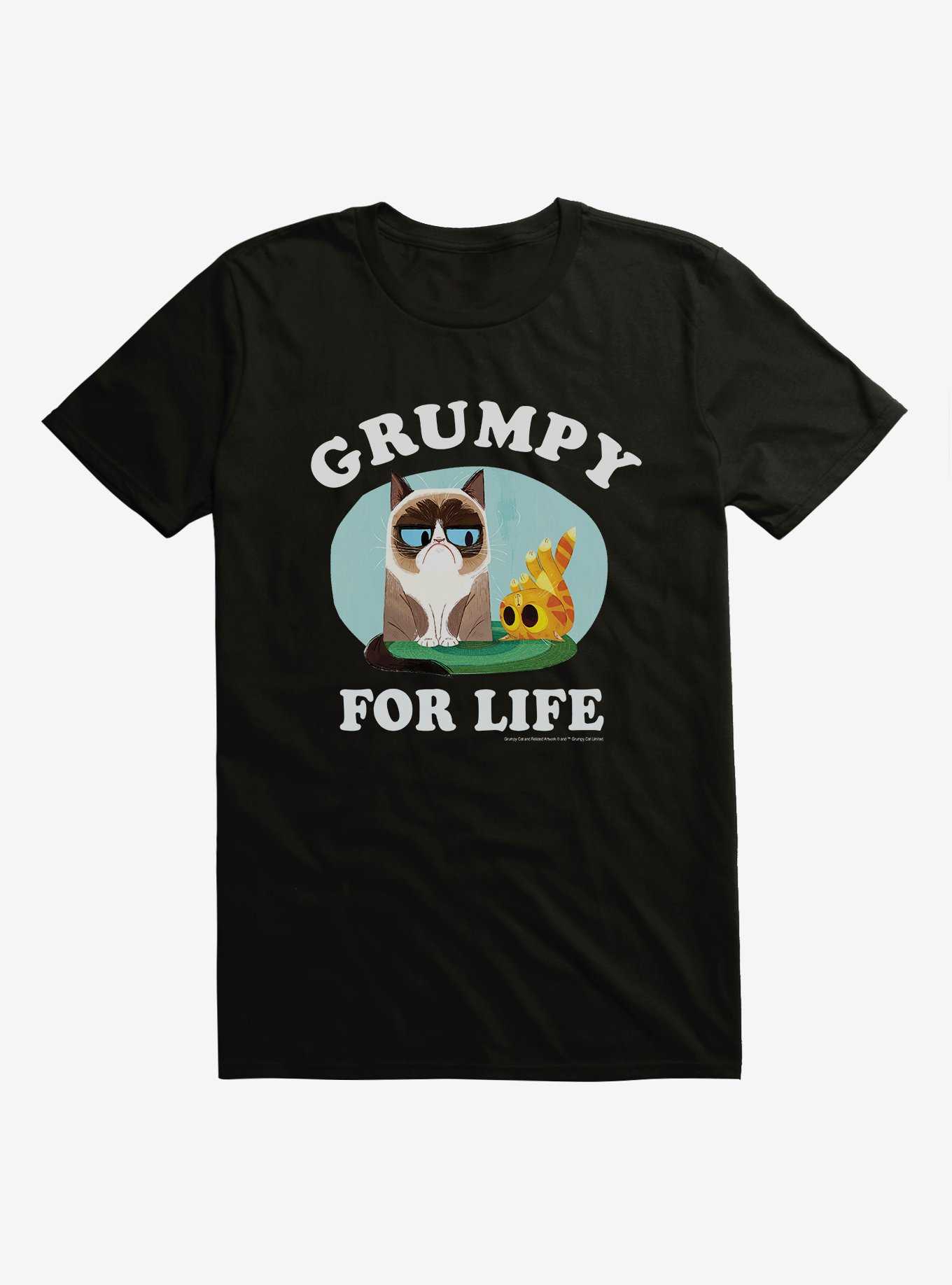 Grumpy Cat Grumpy For Life T-Shirt, , hi-res