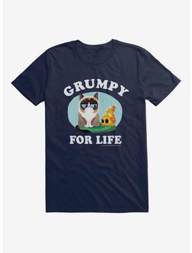 Grumpy Cat Grumpy For Life T-Shirt, MIDNIGHT NAVY, hi-res