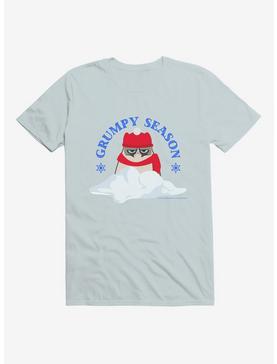 Grumpy Cat Winter Grumpy Season T-Shirt, LIGHT BLUE, hi-res