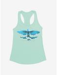 How To Train Your Dragon Flying Dragon Outline Girls Tank, MINT, hi-res