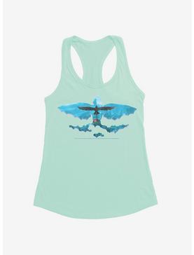 How To Train Your Dragon Flying Dragon Outline Girls Tank, , hi-res
