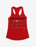 How To Train Your Dragon Give Me Dragons List Girls Tank , RED, hi-res