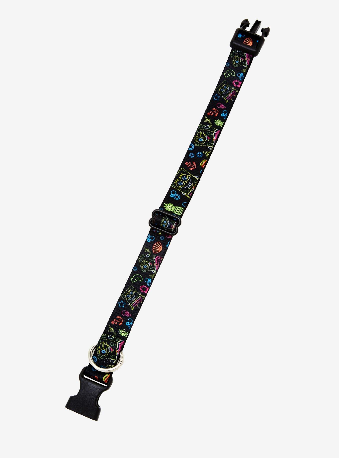 SpongeBob SquarePants Neon Lights Dog Collar, MULTI, hi-res