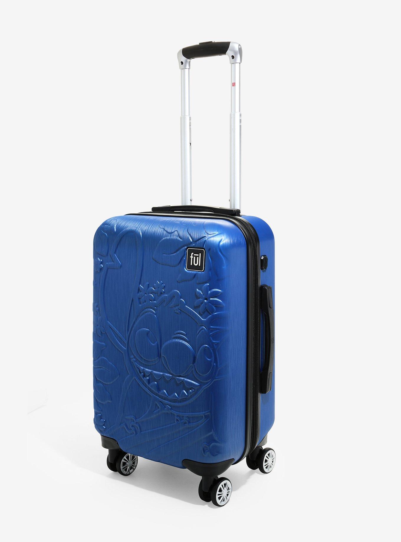 Blue Disney's Lilo & Stitch Hard Shell 4-Wheel Suitcase