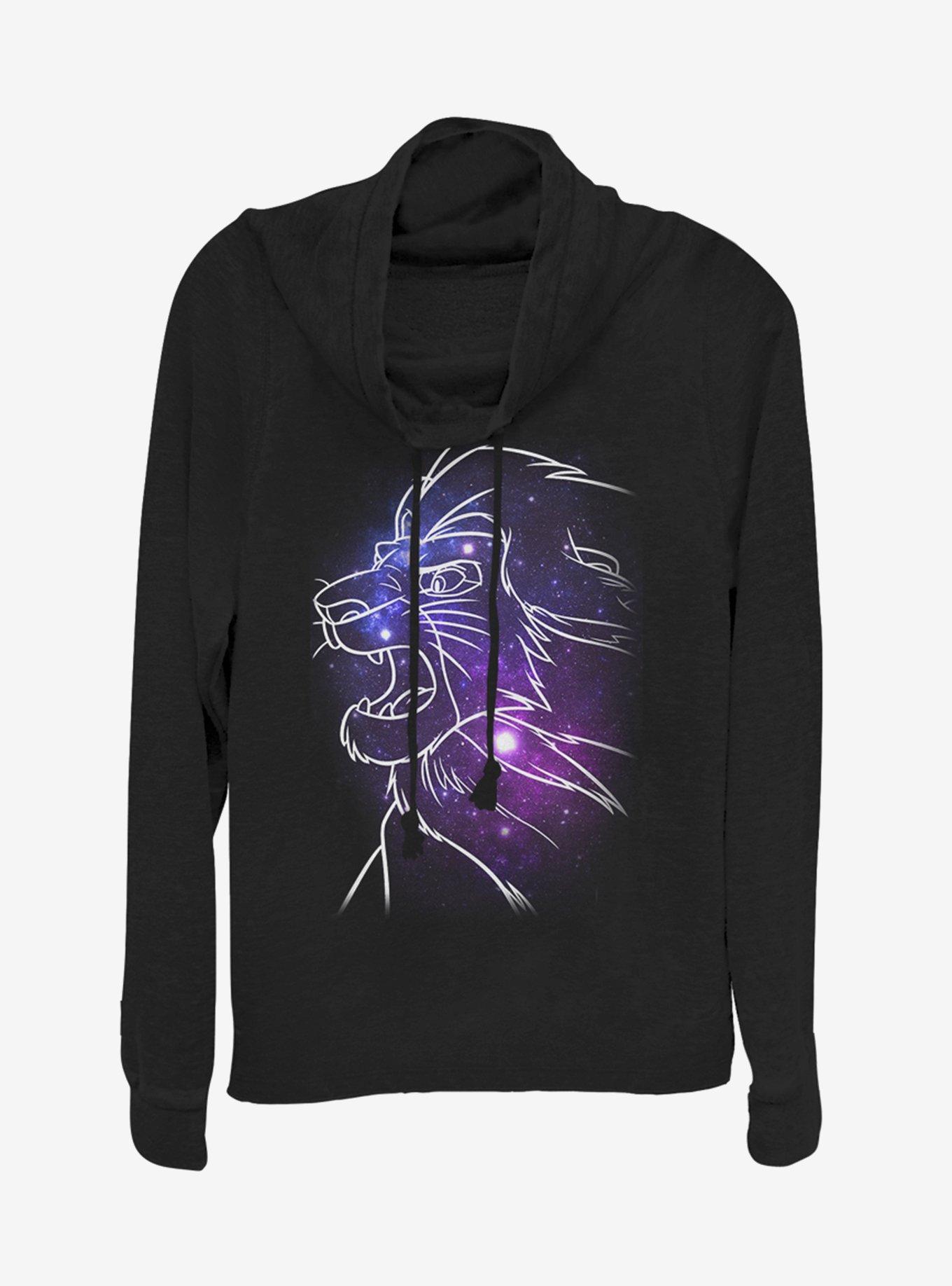 Disney The Lion King Fireflies and Kings Cowlneck Long-Sleeve Girls Top, , hi-res