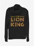 Disney The Lion King Sahara Cowlneck Long-Sleeve Girls Top, BLACK, hi-res