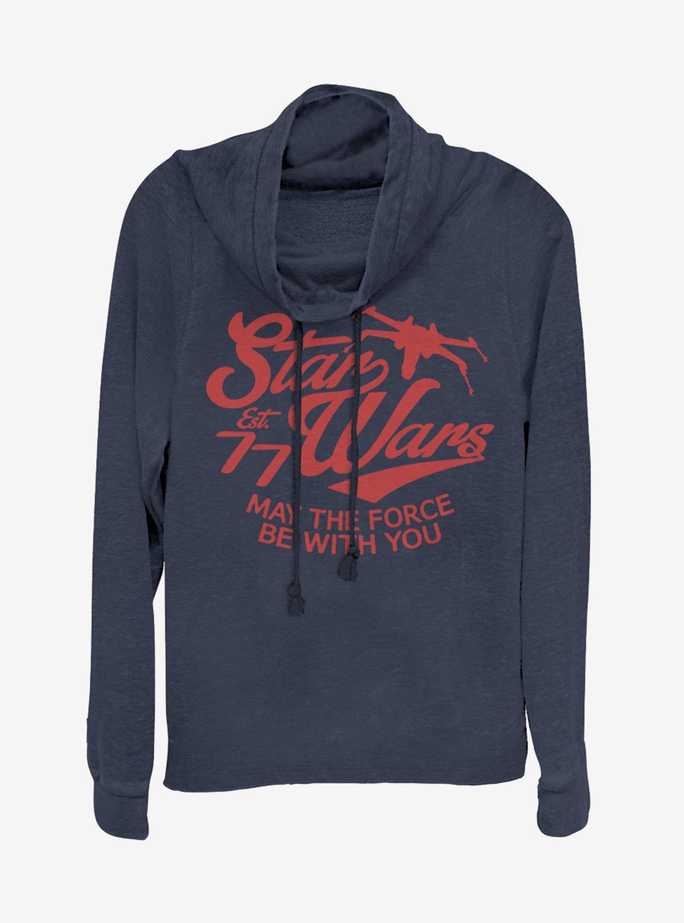 Star Wars Join 'Em Cowlneck Long-Sleeve Girls Top, , hi-res