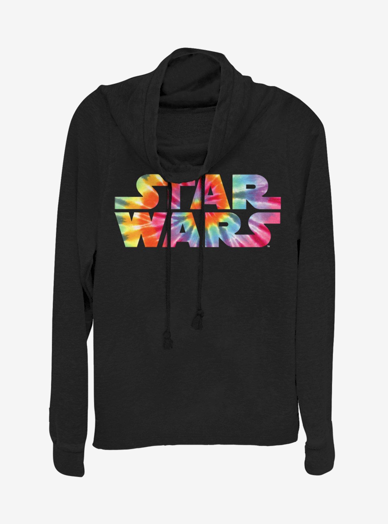 Star Wars To Dye For Cowlneck Long-Sleeve Girls Top - BLACK | Hot Topic