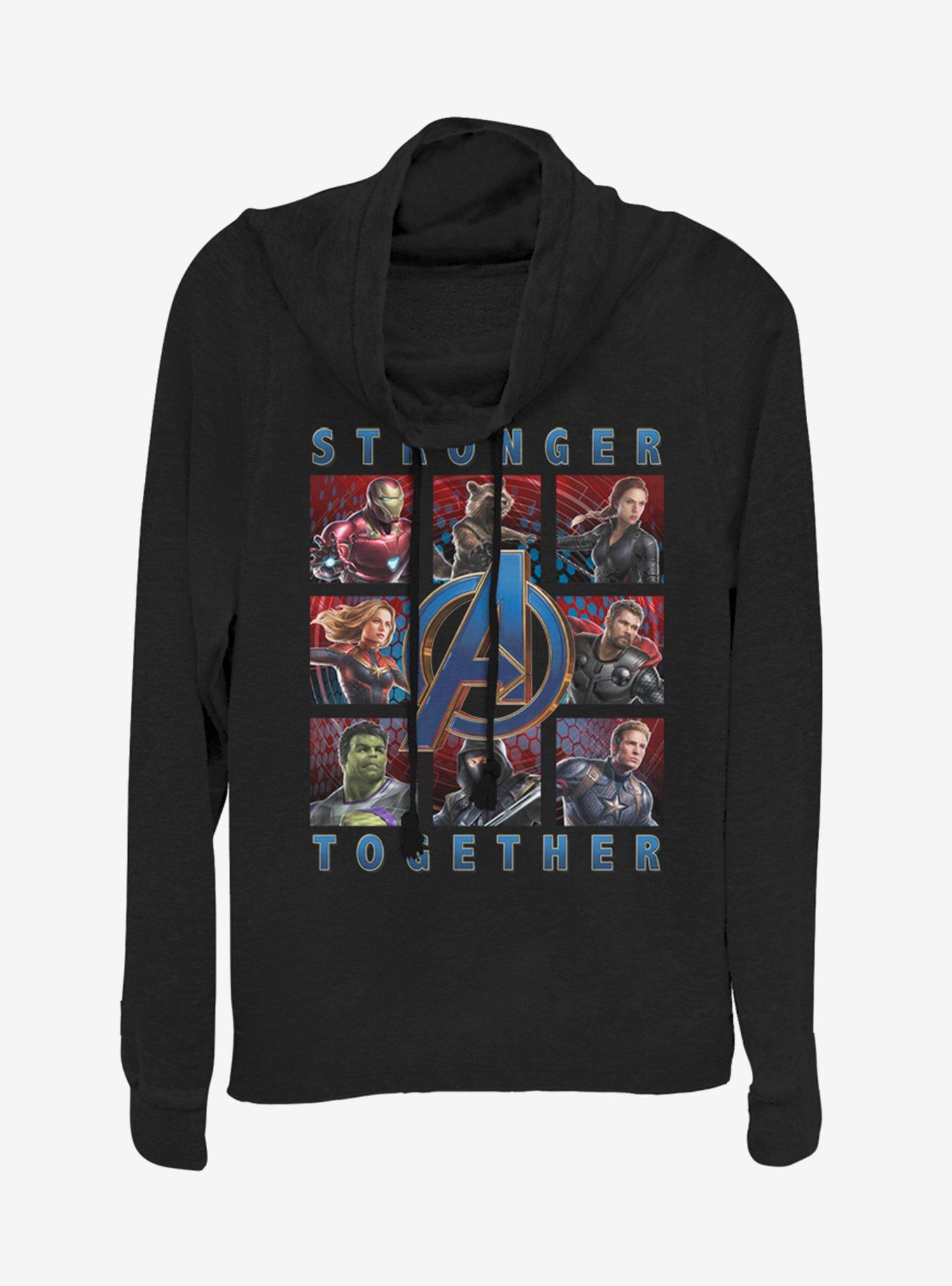 Marvel Avengers: Endgame Boxes Full of Avengers Cowlneck Long-Sleeve Girls Top, , hi-res