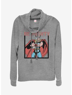 Marvel Thor Be Mighty Cowlneck Long-Sleeve Girls Top, , hi-res