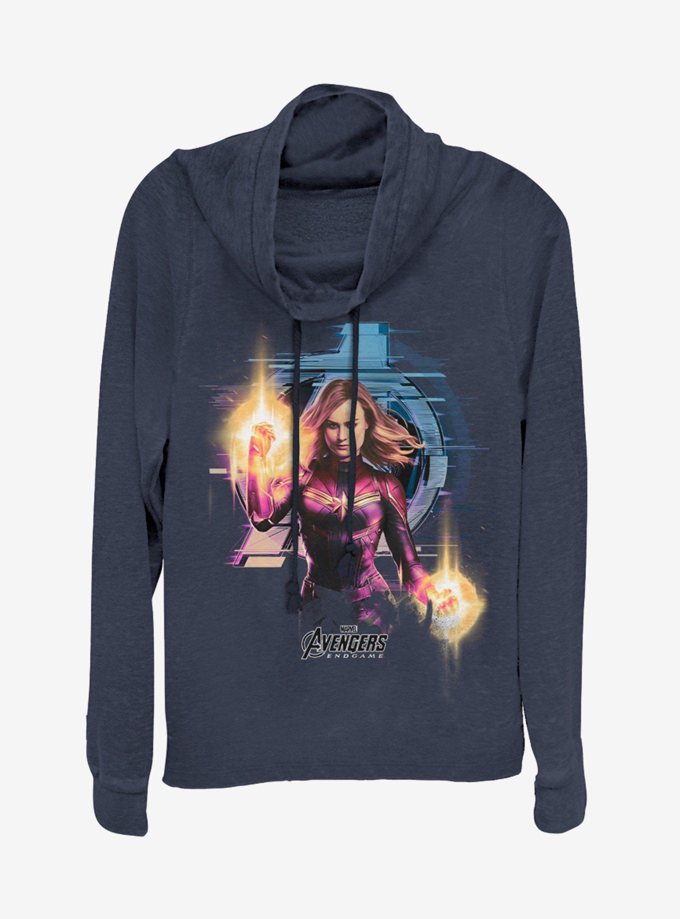 Marvel Avengers: Endgame Avenger Marvel Cowlneck Long-Sleeve Girls Top, , hi-res