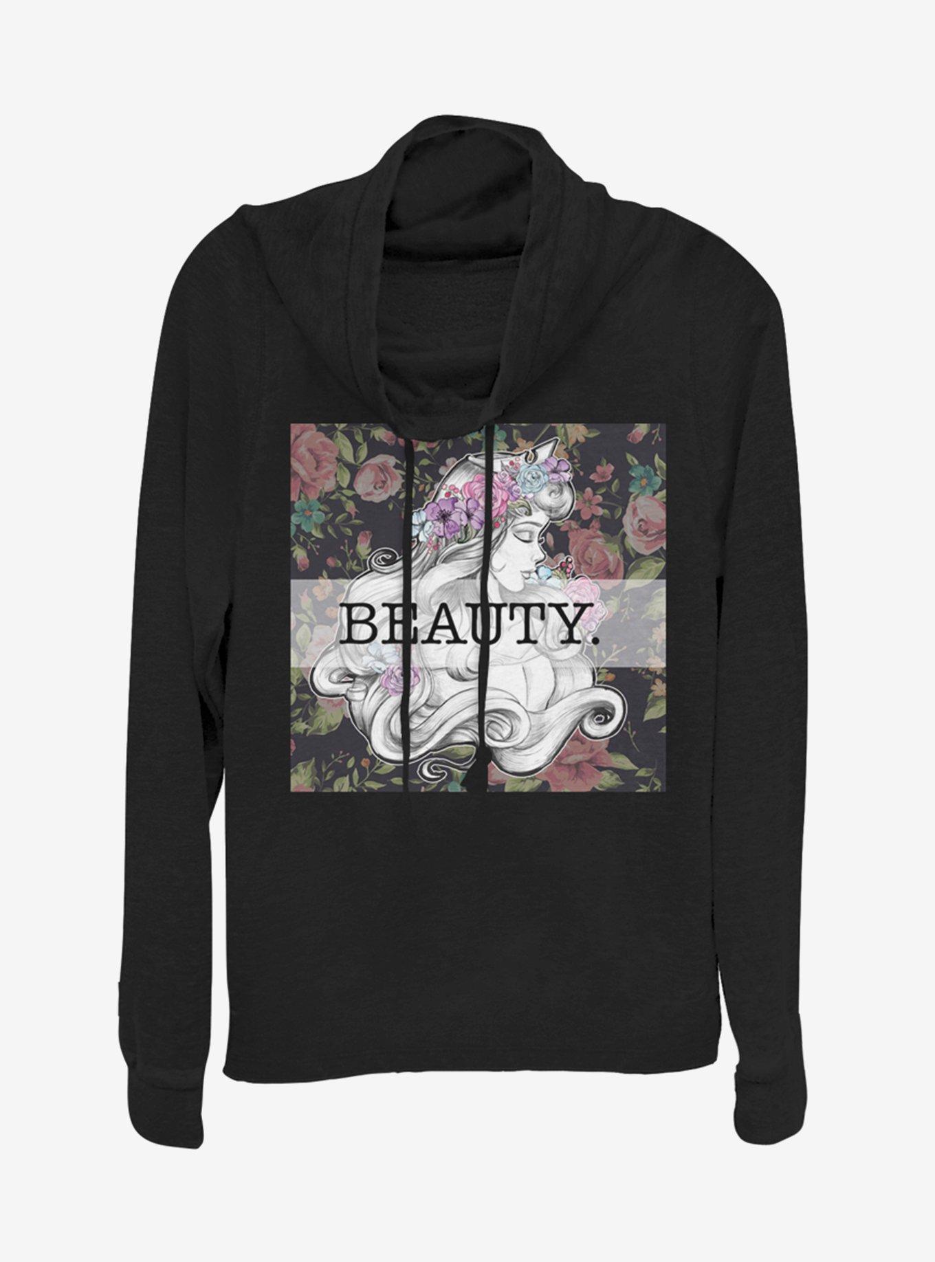 Disney Sleeping Beauty Cowlneck Long-Sleeve Girls Top, , hi-res