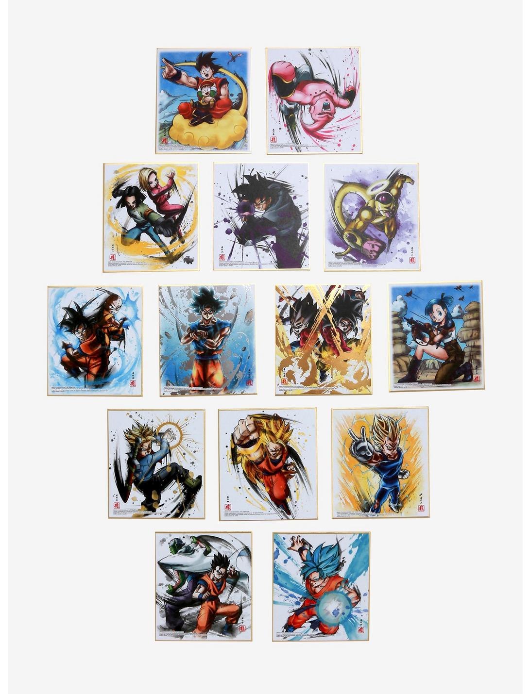 Bandai Dragon Ball Super Shikishi Art Best Collection Blind Bag Art Posters, , hi-res