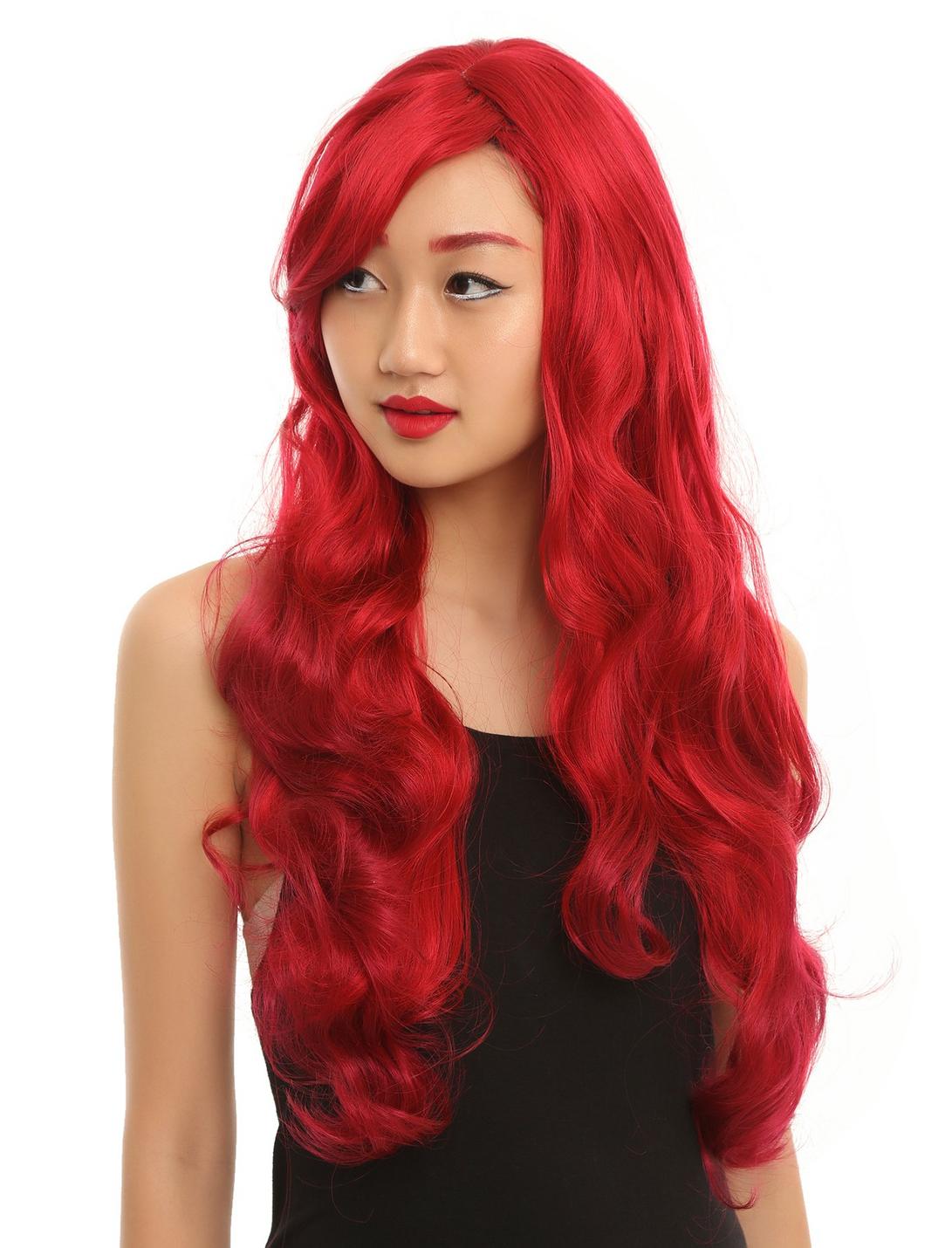 Long Red Hair Wig, , hi-res