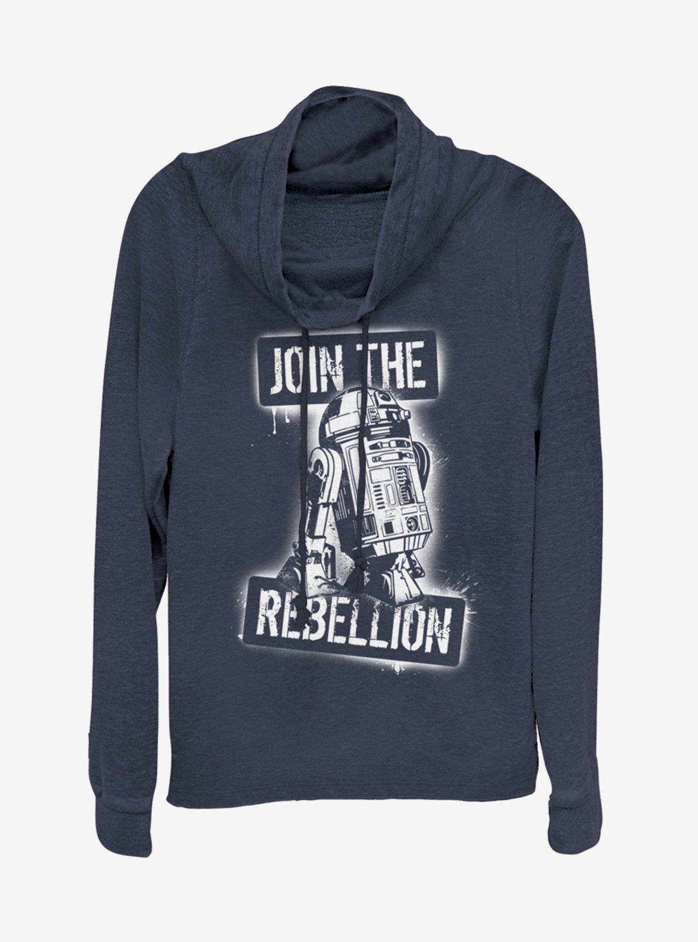 Star Wars Join The Rebels Cowlneck Long-Sleeve Girls Top, , hi-res