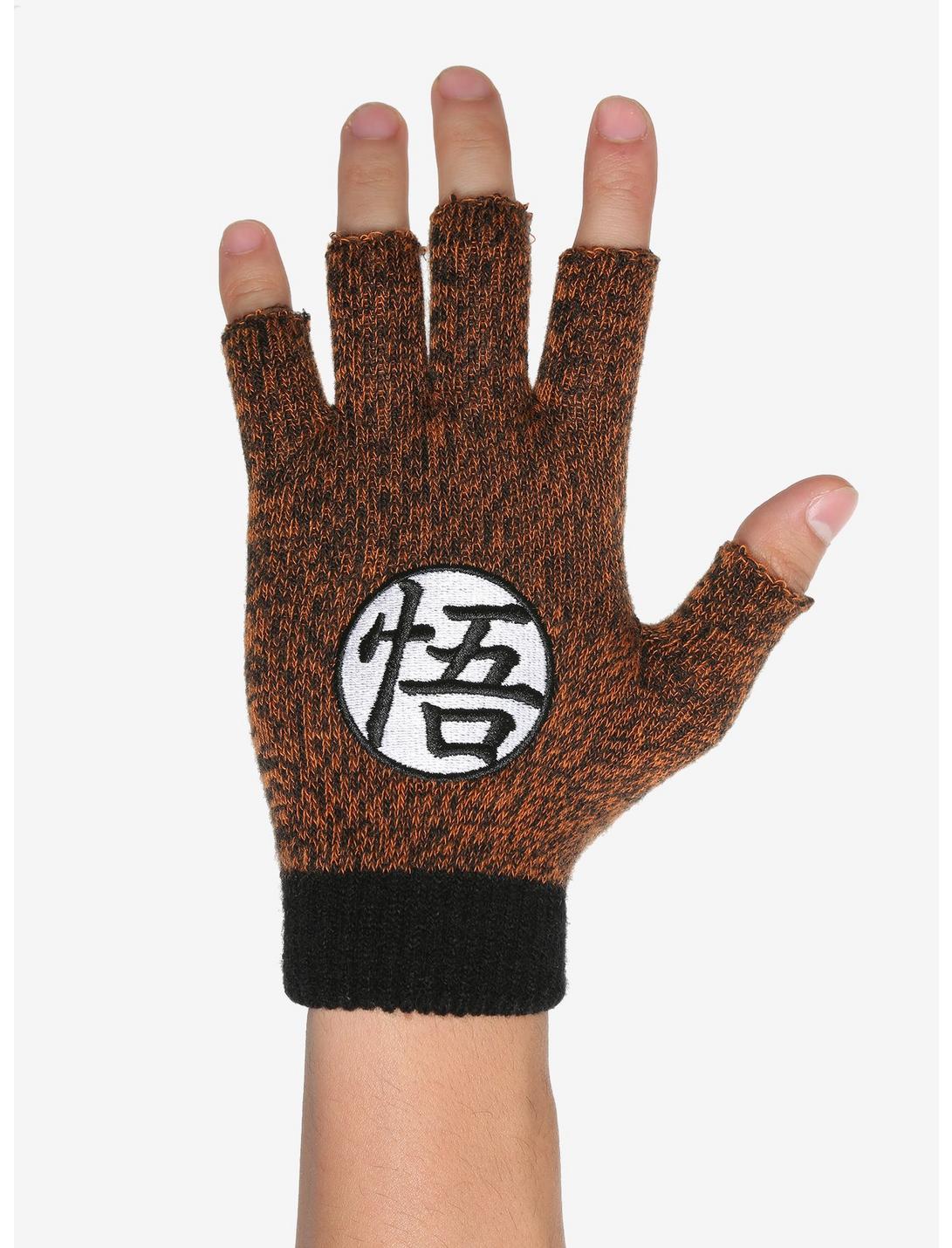 Dragon Ball Z Marled Fingerless Gloves, , hi-res
