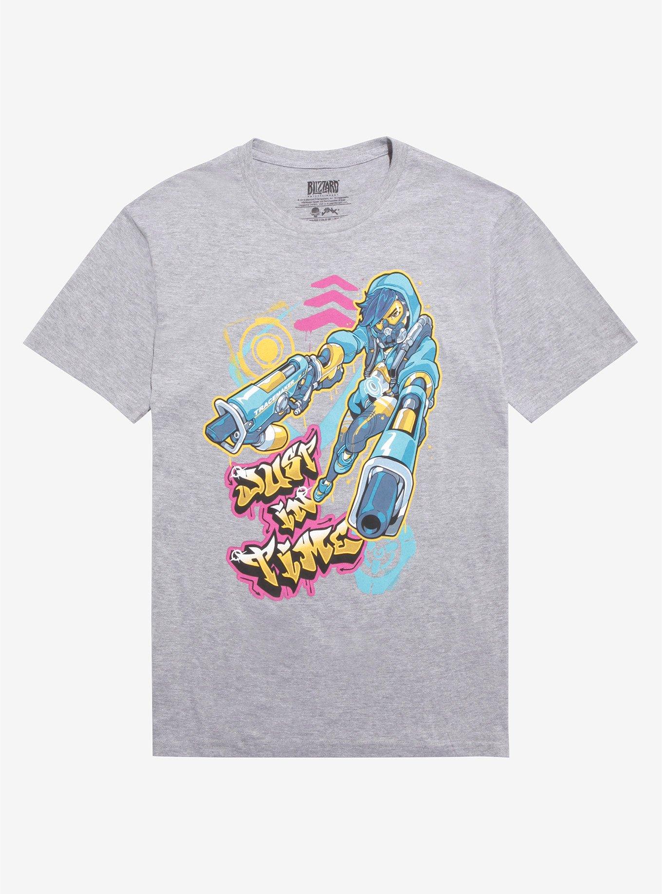 Overwatch Graffiti Tracer T-Shirt, MULTI, hi-res