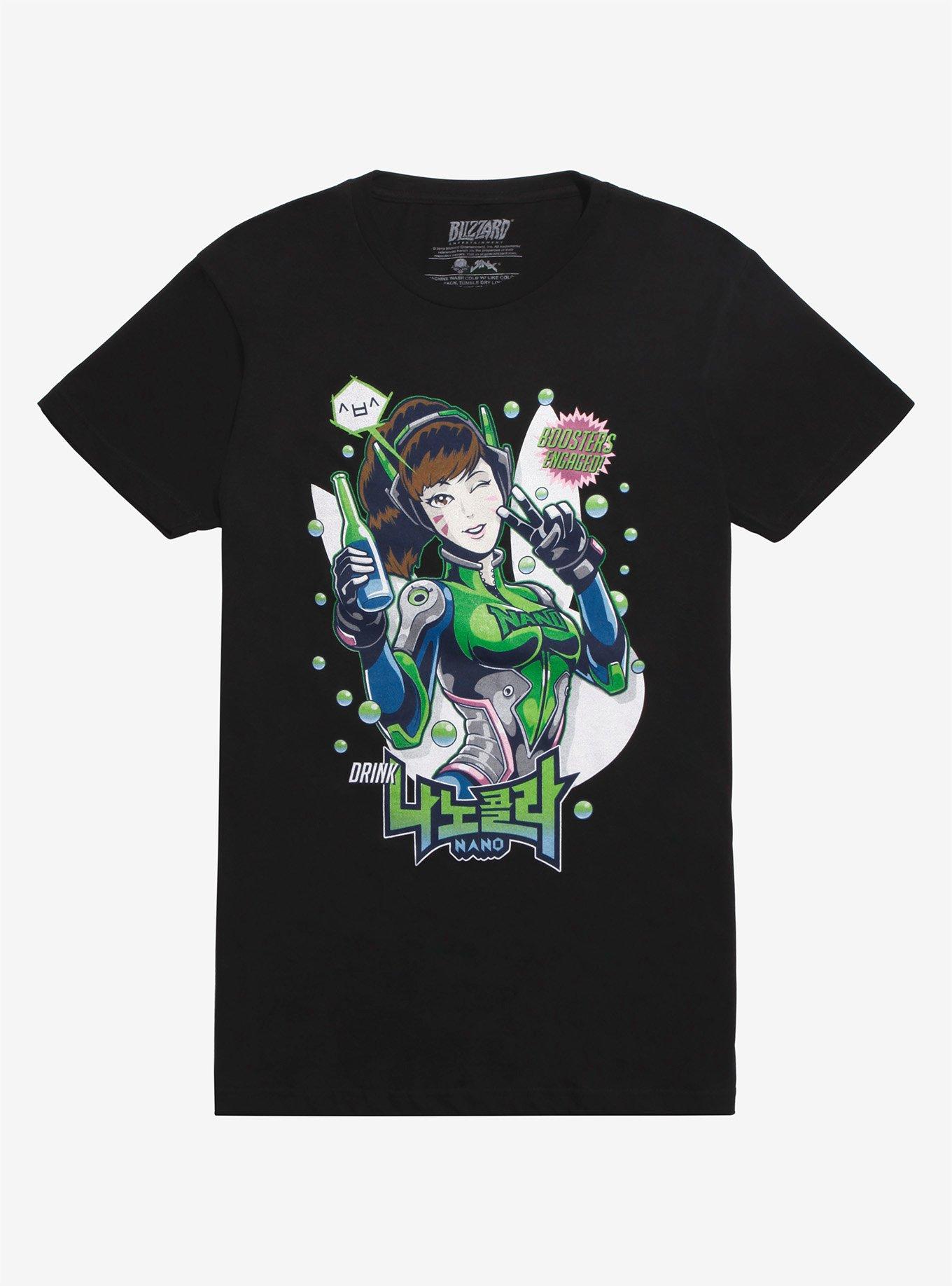 Overwatch D.Va Nano Cola T-Shirt, MULTI, hi-res