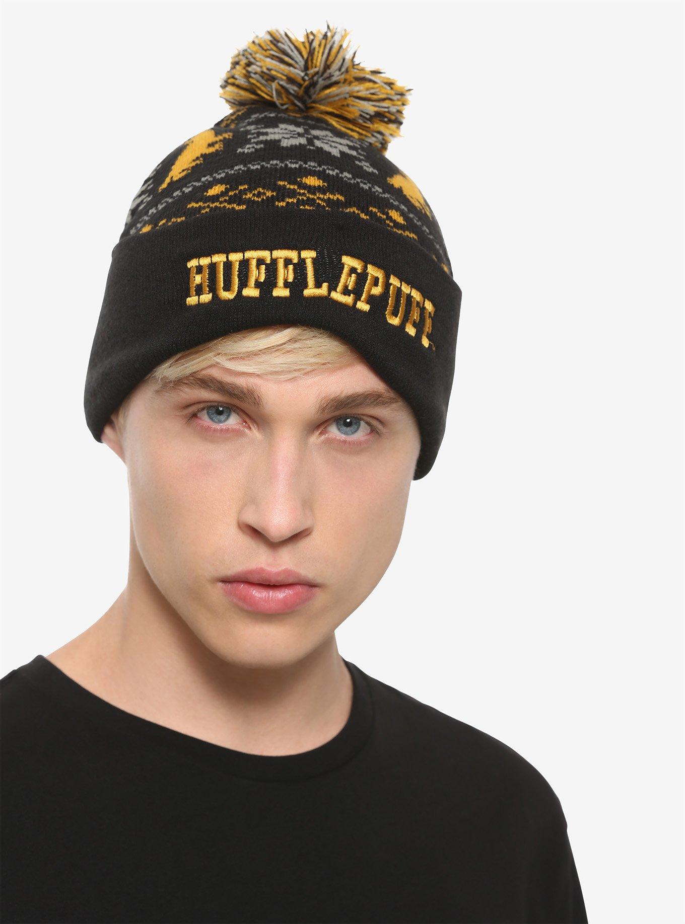 Harry Potter Hufflepuff Pom Beanie, , hi-res