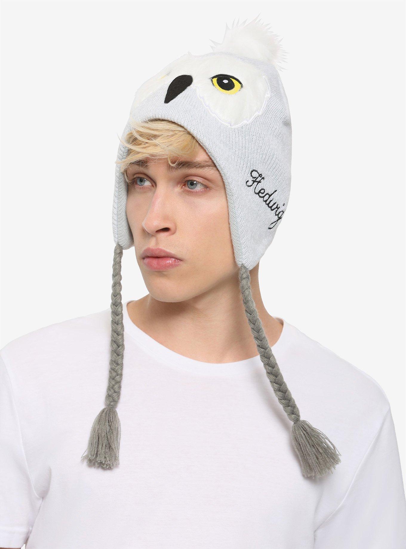 Harry Potter Hedwig Tassel Beanie, , hi-res