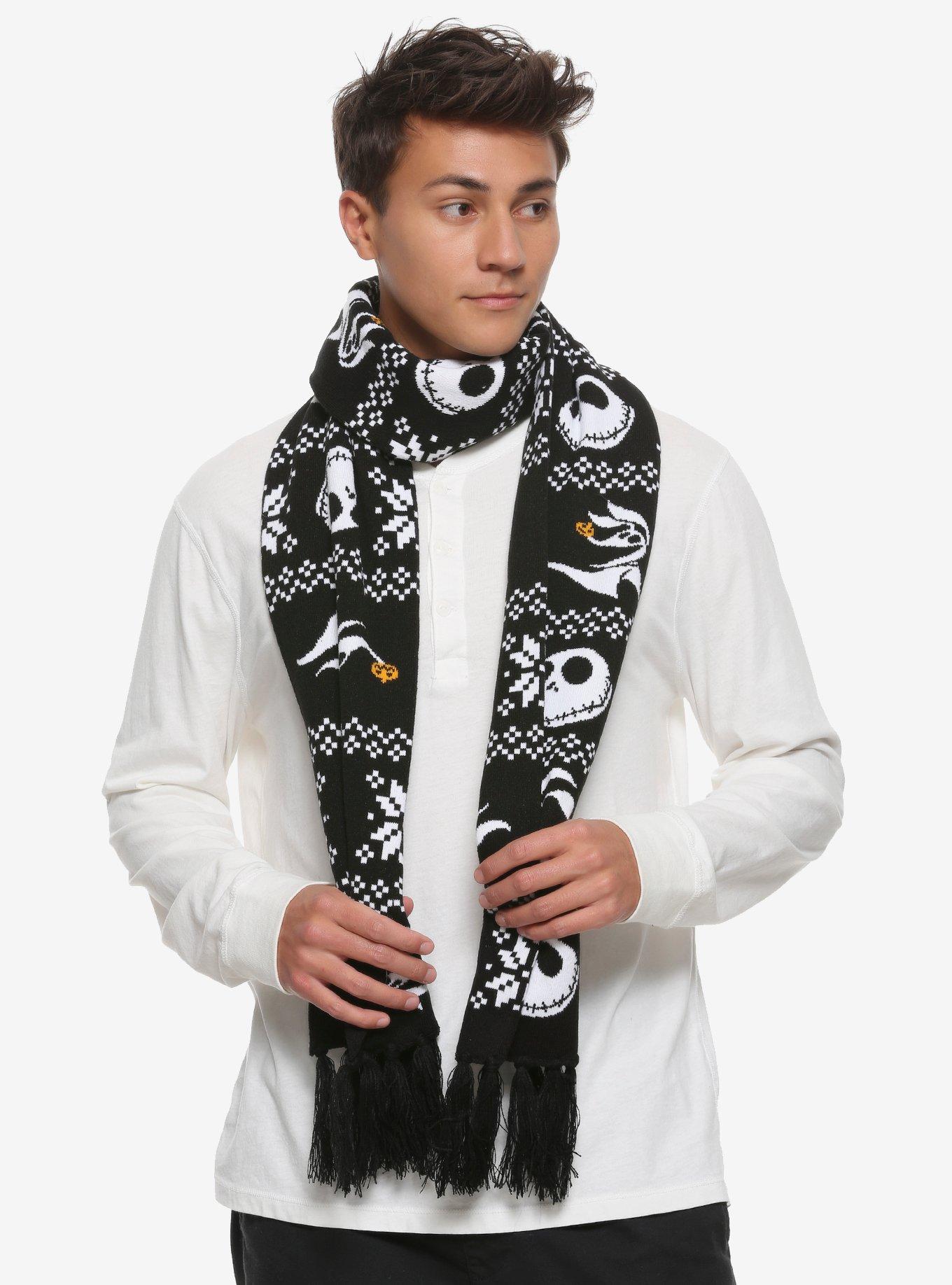 The Nightmare Before Christmas Jack & Zero Holiday Scarf, , hi-res