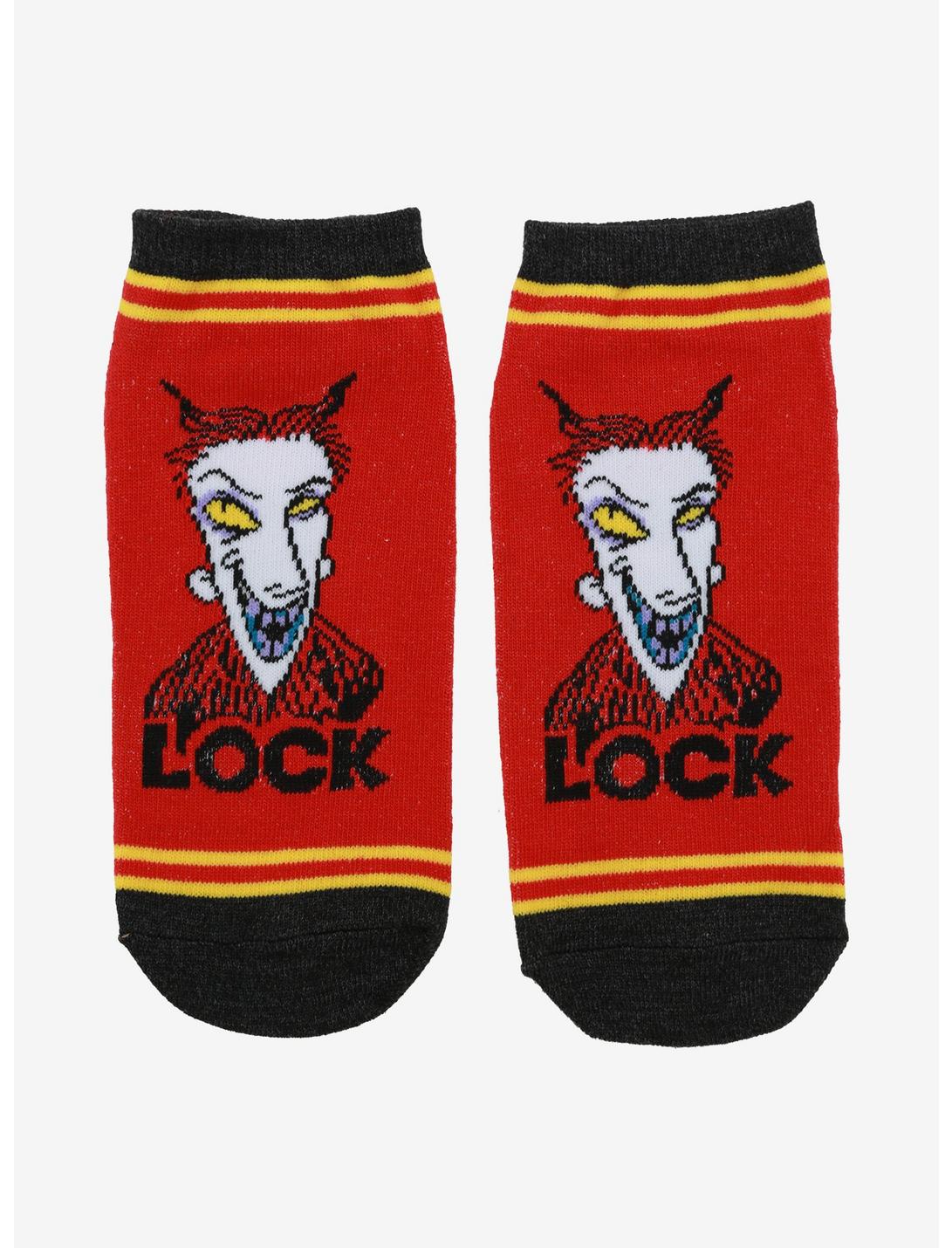 The Nightmare Before Christmas Lock No-Show Socks, , hi-res