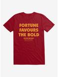Queen Bohemian Rhapsody Fortune Favours The Bold T-Shirt, , hi-res