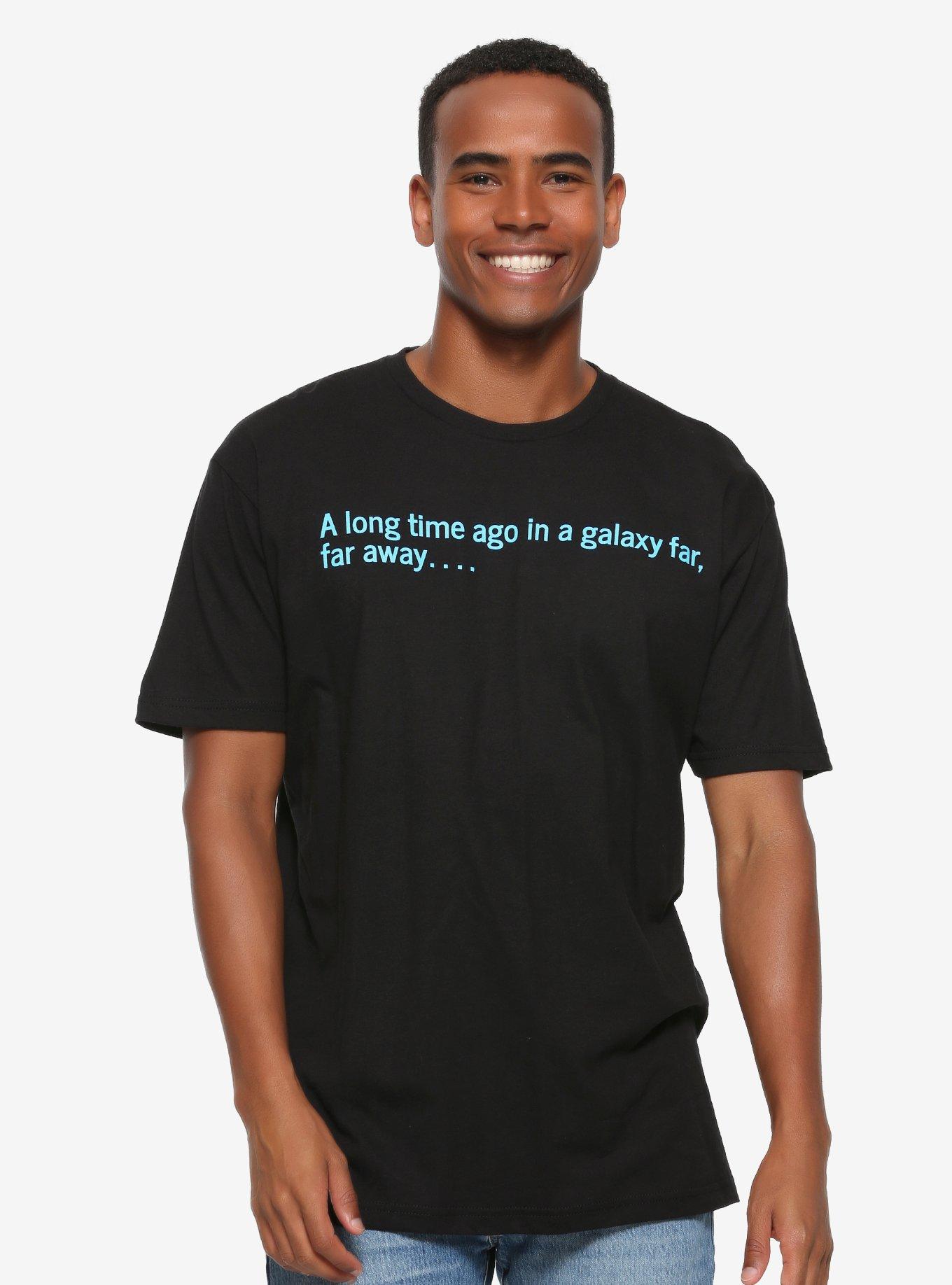 Star Wars Intro All Movie Titles T-Shirt - BoxLunch Exclusive, BLACK, hi-res