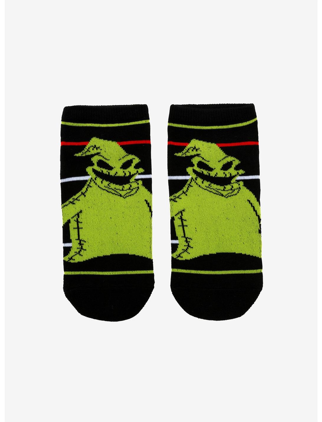 The Nightmare Before Christmas Oogie Bogie Neon No-Show Socks, , hi-res
