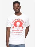 IT Pennywise's Balloon Shop T-Shirt - BoxLunch Exclusive, WHITE, hi-res