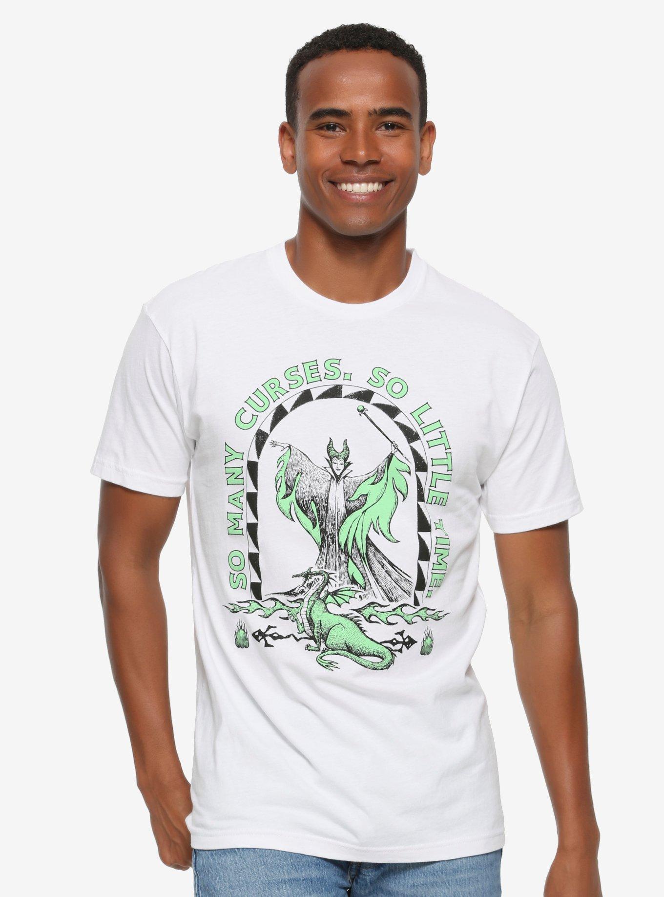Disney Sleeping Beauty Maleficent So Many Curses T-Shirt - BoxLunch Exclusive, WHITE, hi-res