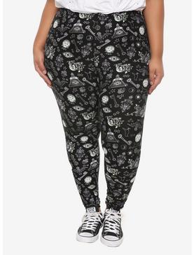 Her Universe Disney The Haunted Mansion Glow-In-The-Dark Icon Leggings Plus Size, , hi-res