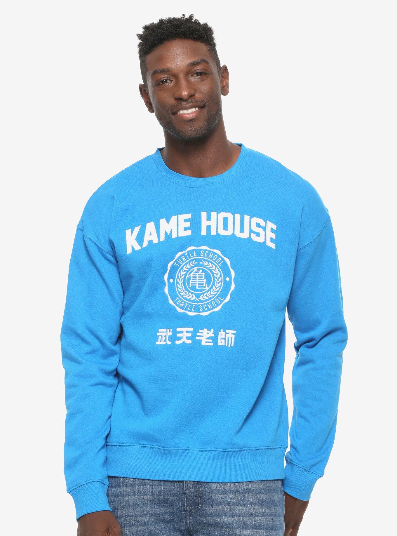 Dragon Ball Z Kame House Seal Crewneck - BoxLunch Exclusive, BLUE, hi-res