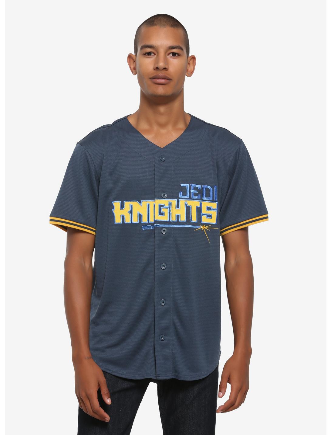 Star Wars Jedi Knights Skywalker Baseball Jersey - BoxLunch Exclusive, BLUE, hi-res