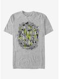 Ghostbusters Ain't Afraid Doodle T-Shirt, ATH HTR, hi-res
