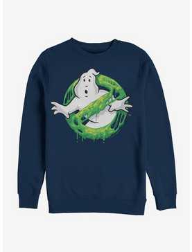 Ghostbusters Ghost Logo Green Slime Sweatshirt, , hi-res
