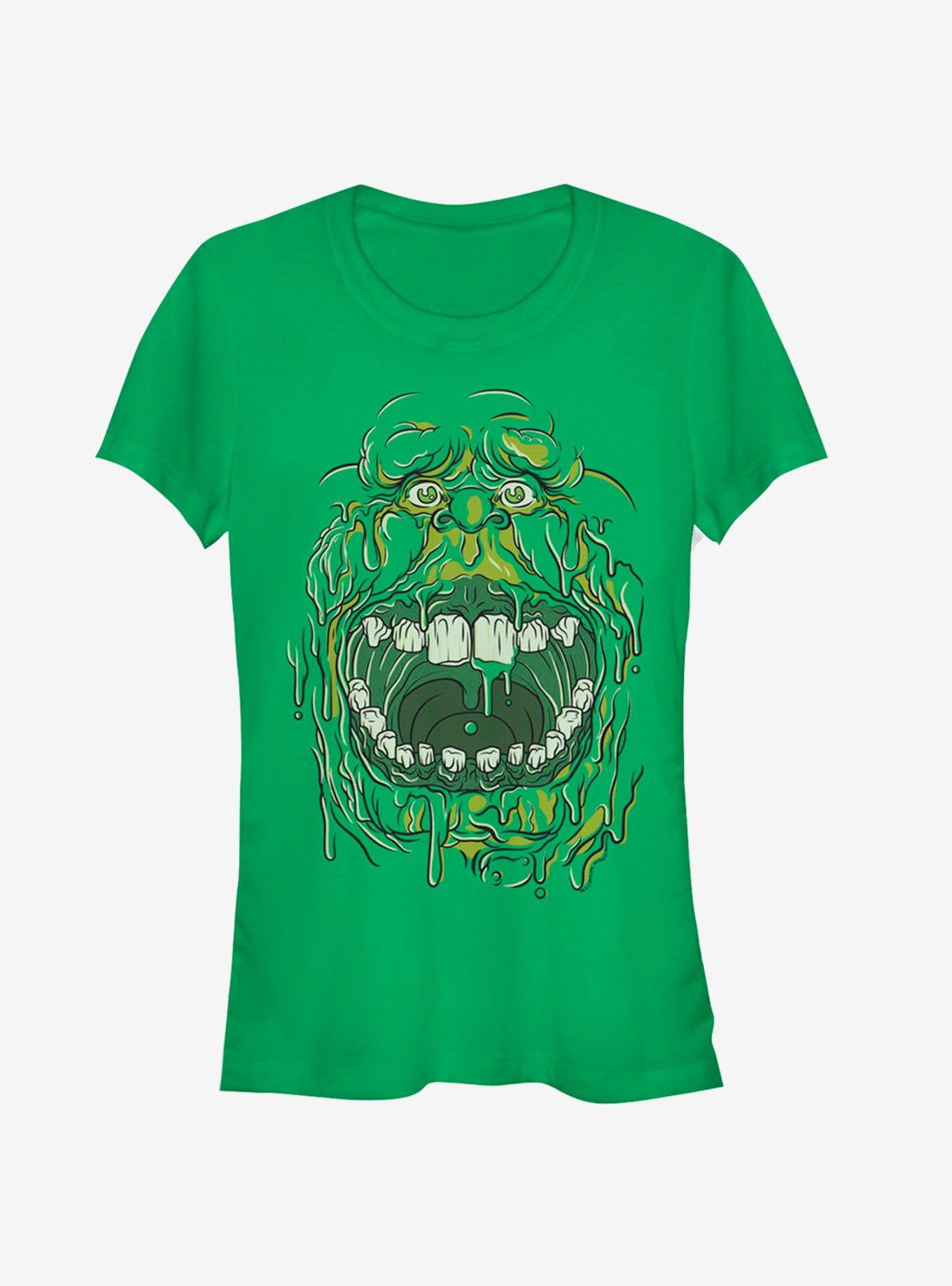 Ghostbusters Slimer Face Costume Girls T-Shirt, KELLY, hi-res