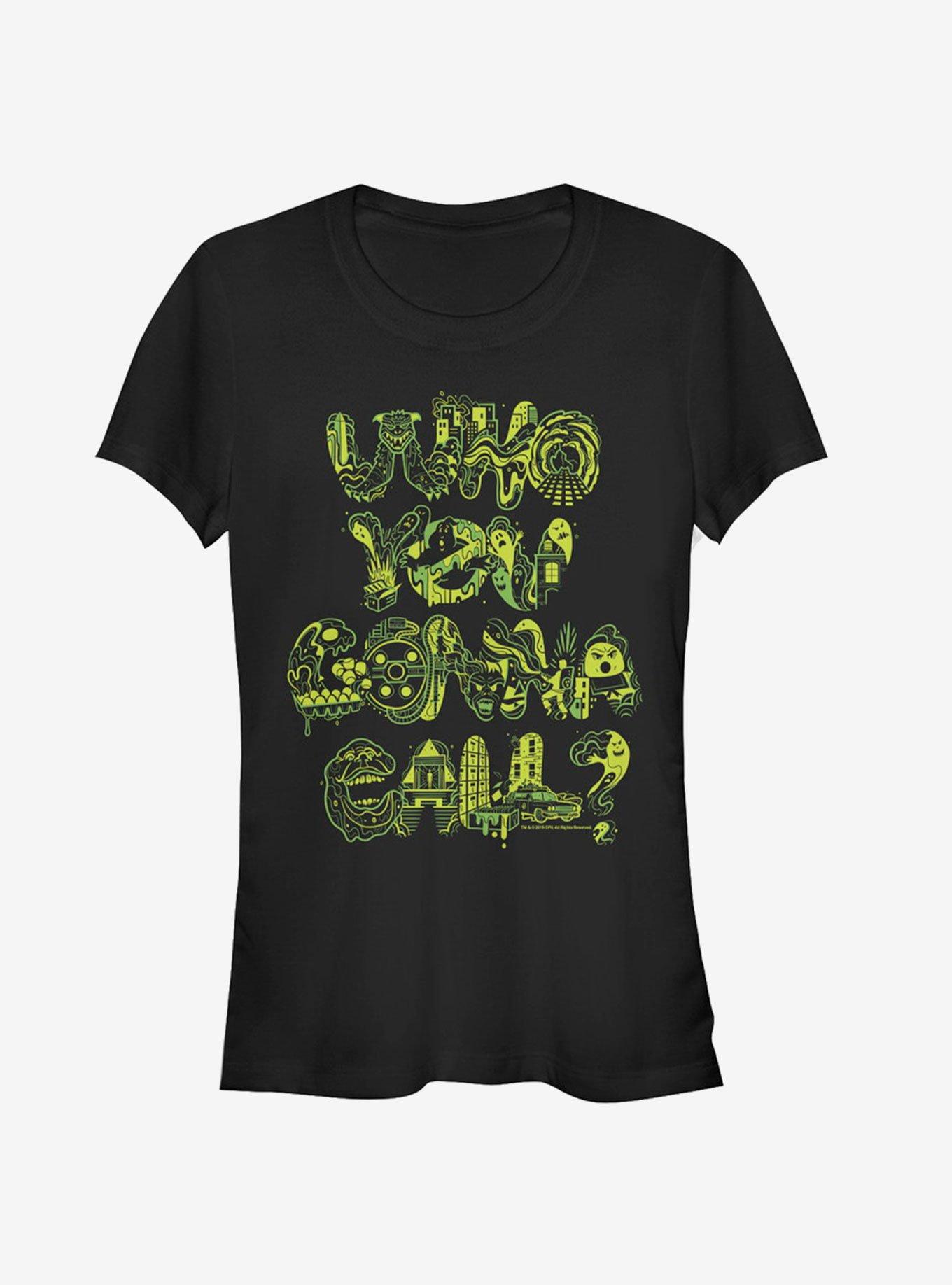 Ghostbusters Who You Gonna Call Doodle Girls T-Shirt, , hi-res