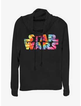 Lucasfilm Star Wars To Dye For Cowlneck Long-Sleeve Womens Top, , hi-res