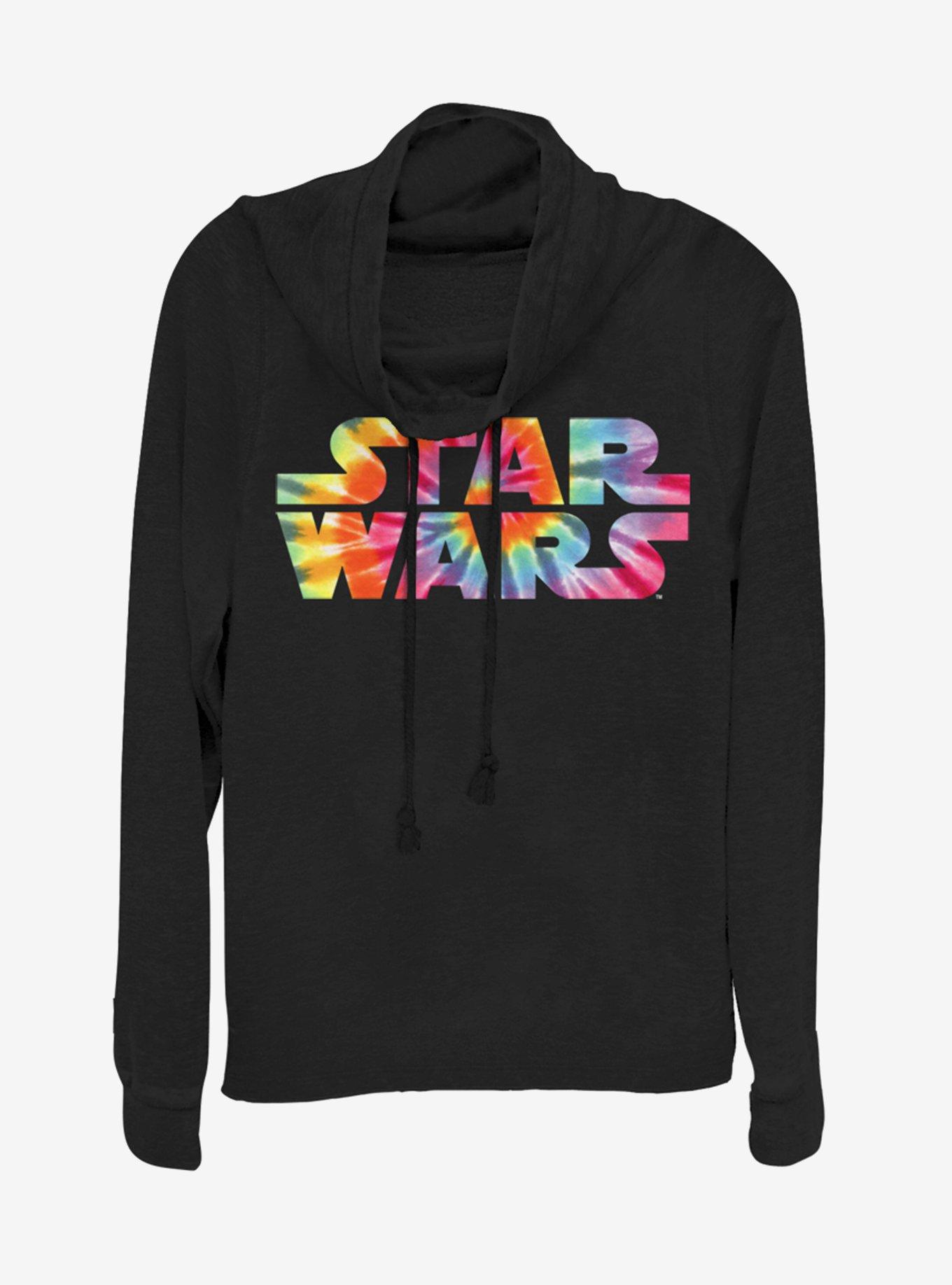 Lucasfilm Star Wars To Dye For Cowlneck Long-Sleeve Womens Top, , hi-res