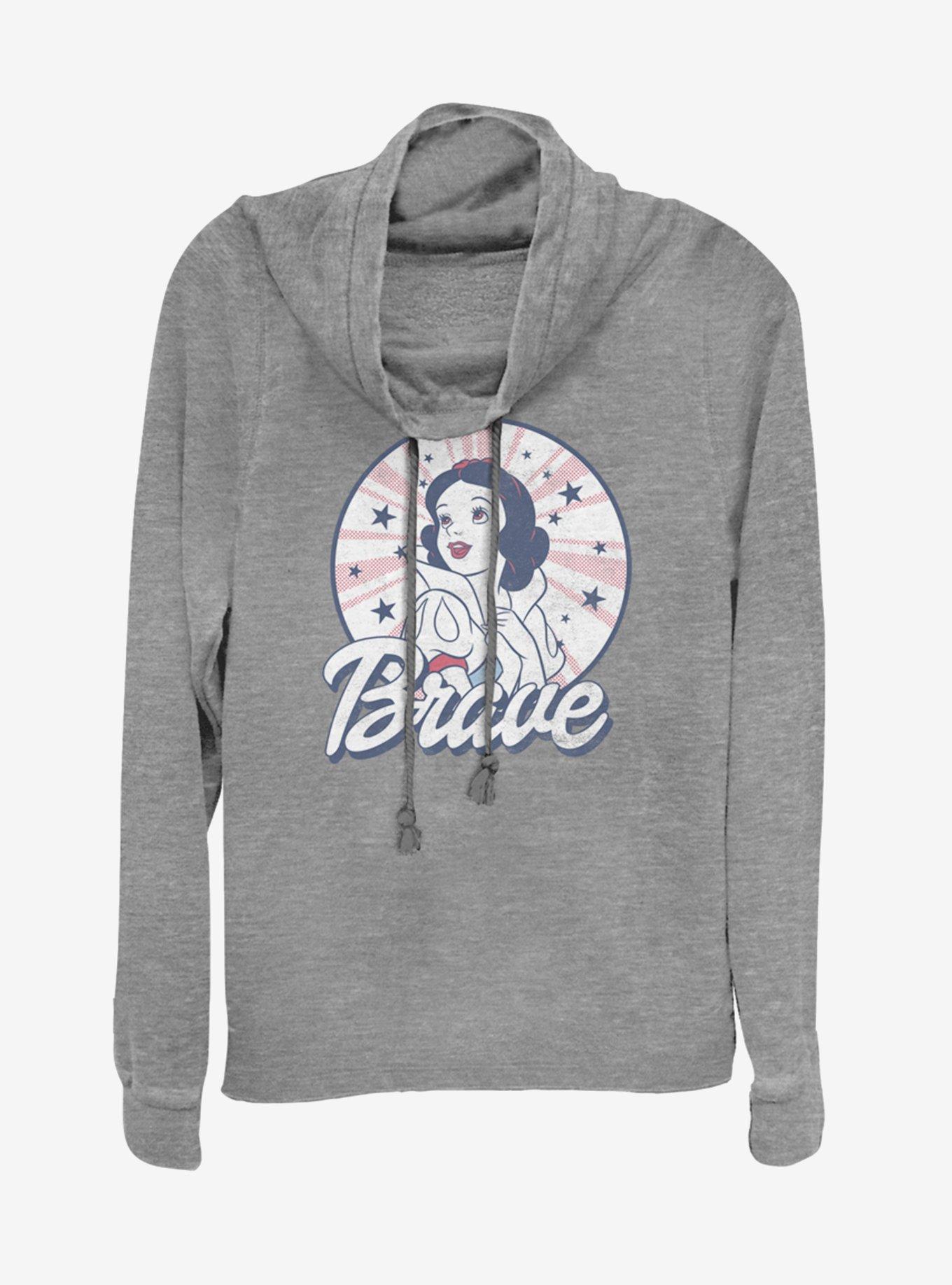 Disney Princess Snow White Americana Cowlneck Long-Sleeve Womens Top, , hi-res