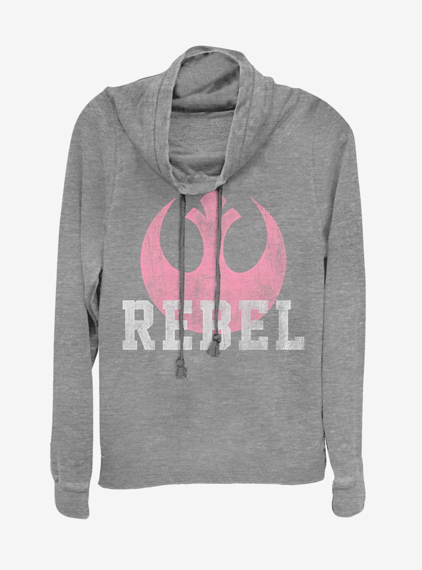 Star Wars The Force Awakens Desert Lace Cowlneck Long-Sleeve Womens Top, , hi-res