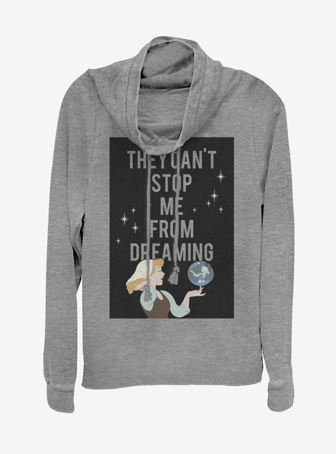 Disney Princess Cinder Haters Cowlneck Long-Sleeve Womens Top, , hi-res