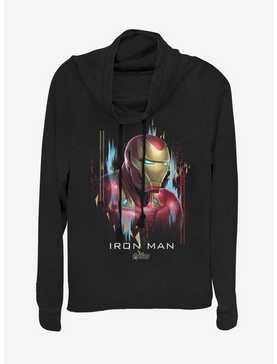 Marvel Avengers: Endgame Ironman Portrait Cowlneck Long-Sleeve Womens Top, , hi-res