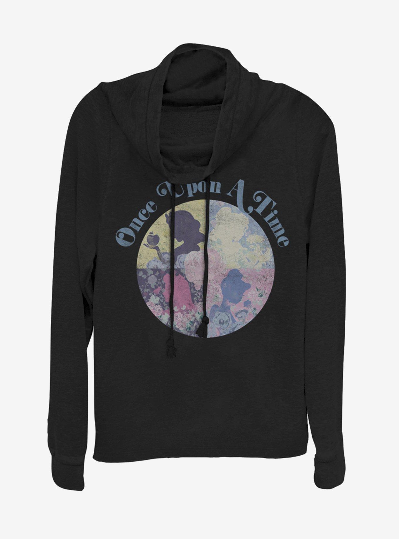 Disney Princess Once Upon A Time Cowlneck Long-Sleeve Womens Top, , hi-res