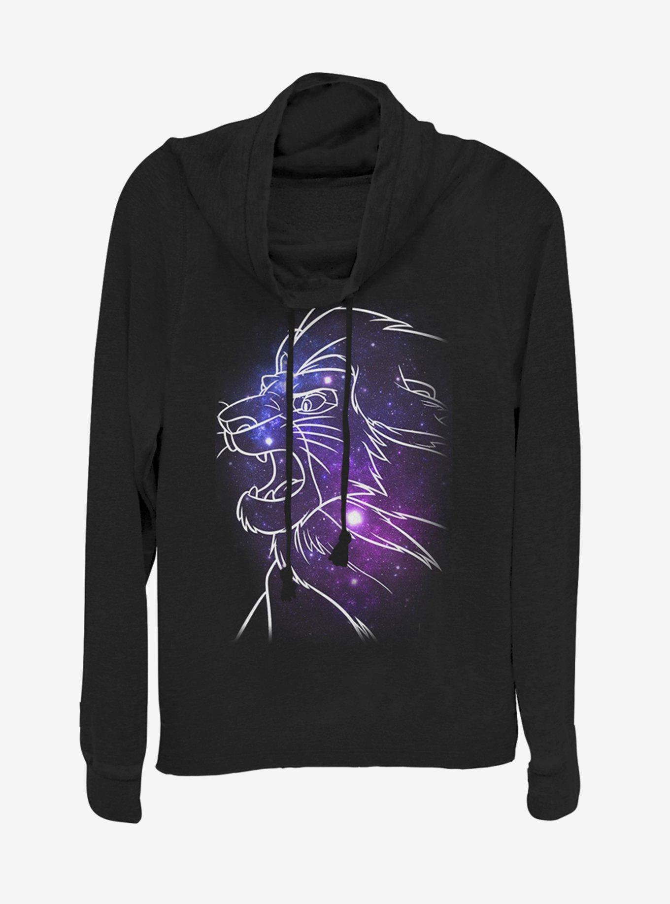Disney The Lion King Fireflies and Kings Cowlneck Long-Sleeve Womens Top, , hi-res
