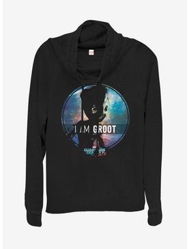 Marvel Guardians of the Galaxy Star Groot Cowlneck Long-Sleeve Womens Top, , hi-res