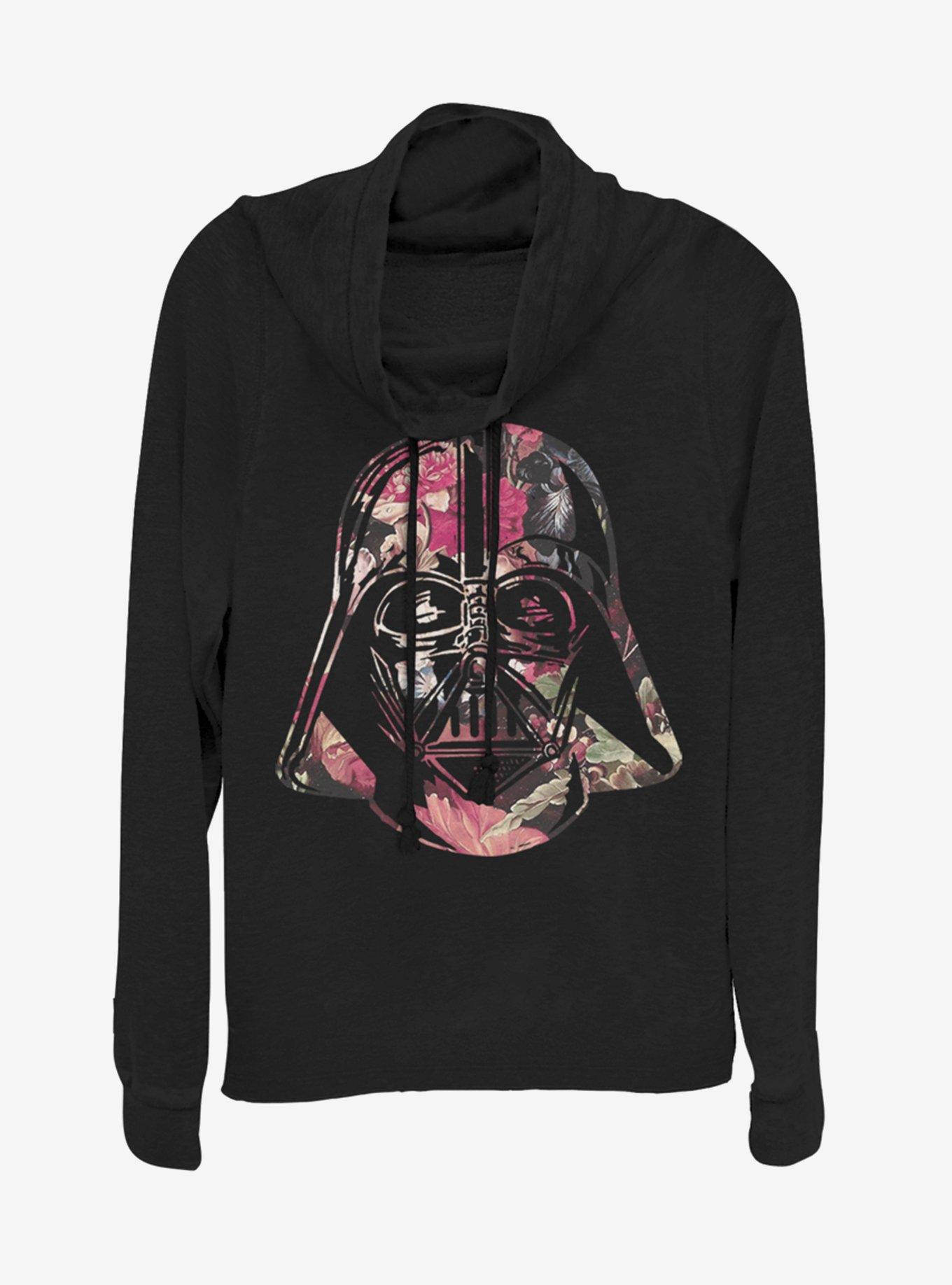 Lucasfilm Star Wars Antique Vader Cowlneck Long-Sleeve Womens Top, , hi-res