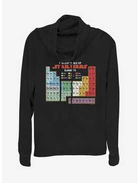 Star Wars Periodic Table Cowlneck Long-Sleeve Womens Top, , hi-res