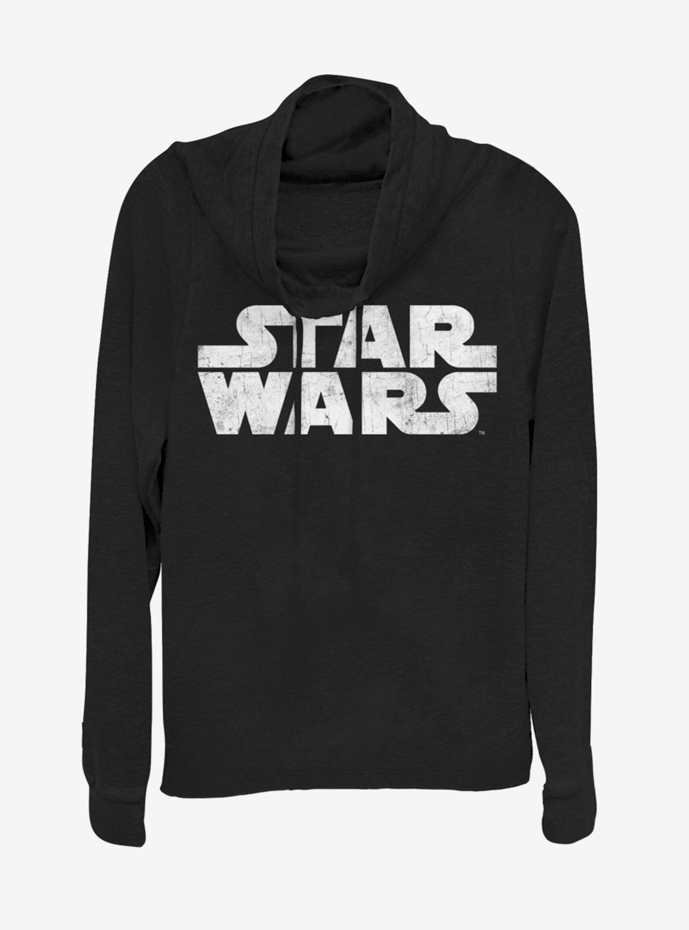Lucasfilm Star Wars Simplest Logo Cowlneck Long-Sleeve Womens Top, , hi-res